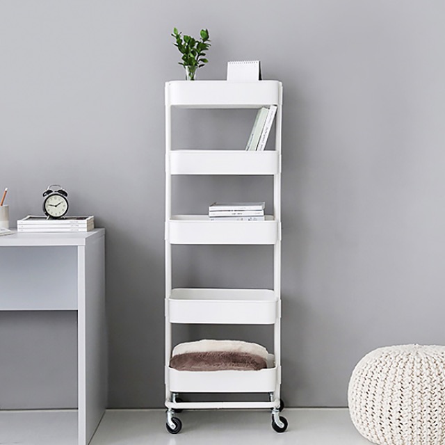 마켓비 롬비 트롤리 카트 5단, 화이트2070.0108 78,900원