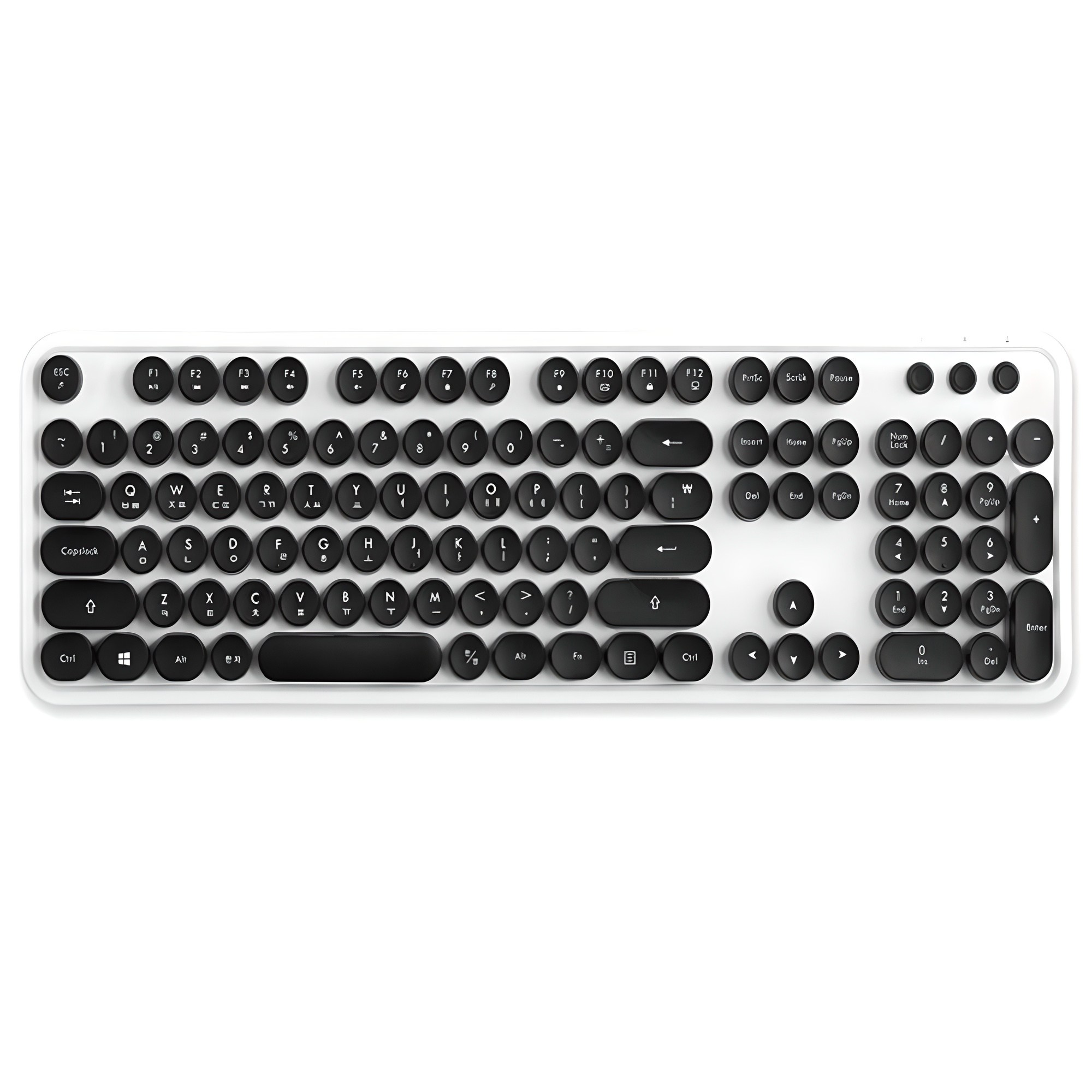 엑토 레트로 무선 일반형 키보드, 화이트, KBD-48 20,090원