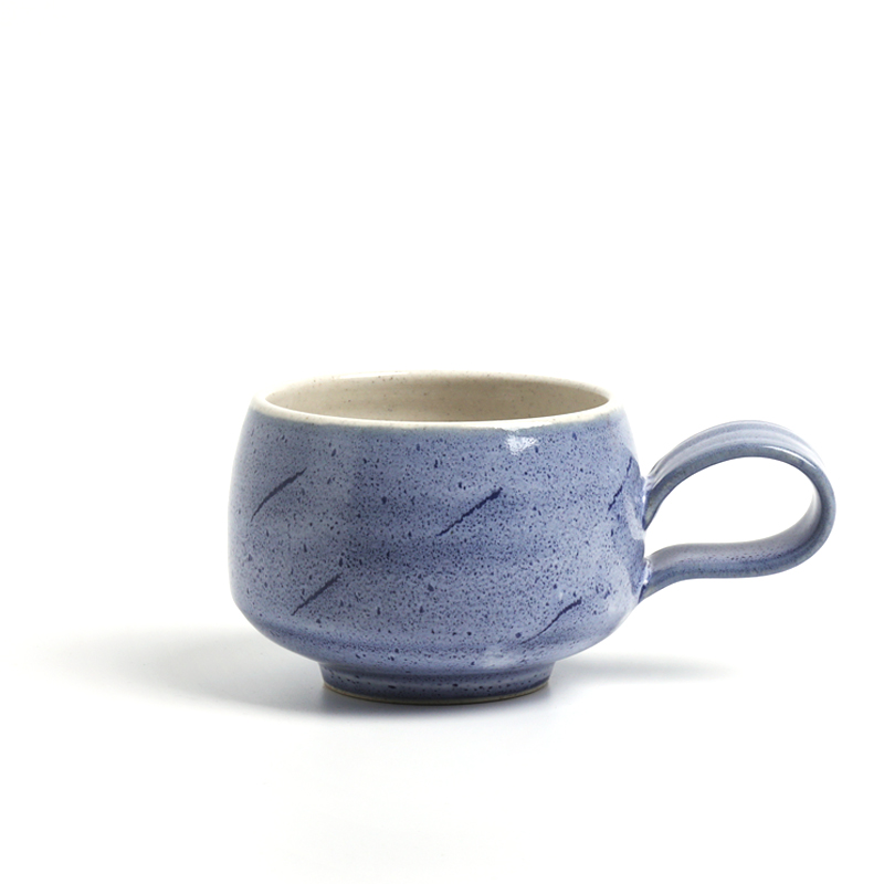 [국산] SURA 수라도자기 빗소리 핸드메이드 둥근 도자기 머그컵 350ml 집들이 선물용, 1개, 블루 22,800원