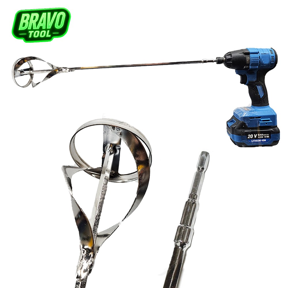 국산 믹서기날개 전동드릴 임팩용 일체형 시멘트 교반기날 중형 650mm 16,800원