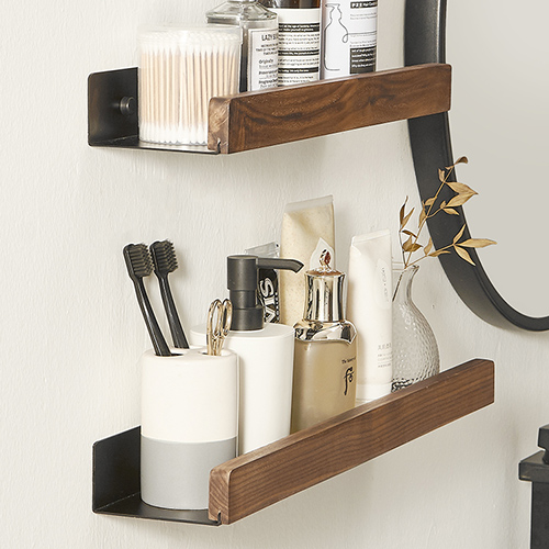 무타공마켓 인테리어 원목 욕실선반 못없이 세면대 화장실선반 16,570원