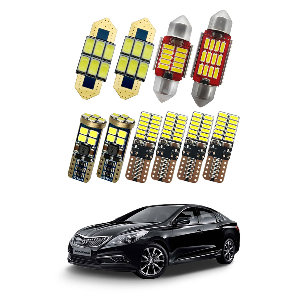 현대 그랜져HG (2011-2016년형) LED실내등 번호판등 (풀세트) 28,500원