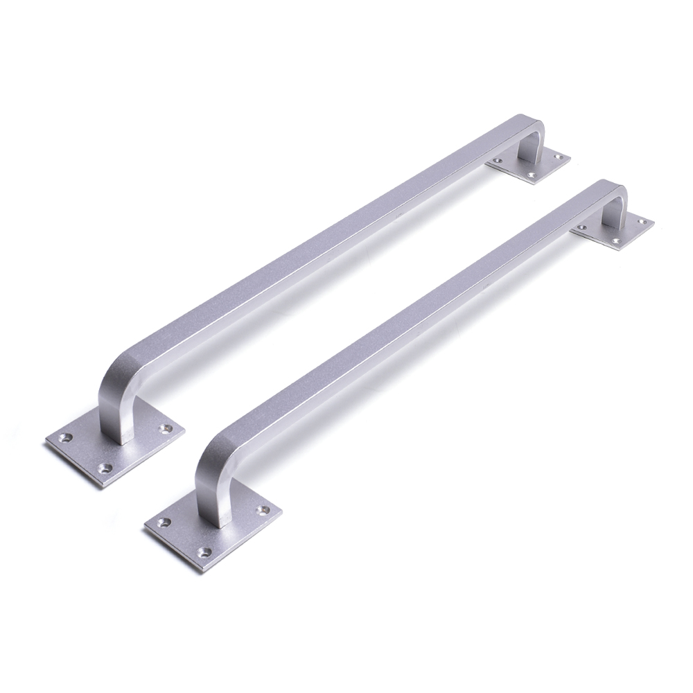 쇼트사각 판손잡이 P480 실버 2개 베란다 미닫이 샷시 슬라이딩 중문 건축손잡이 45,600원