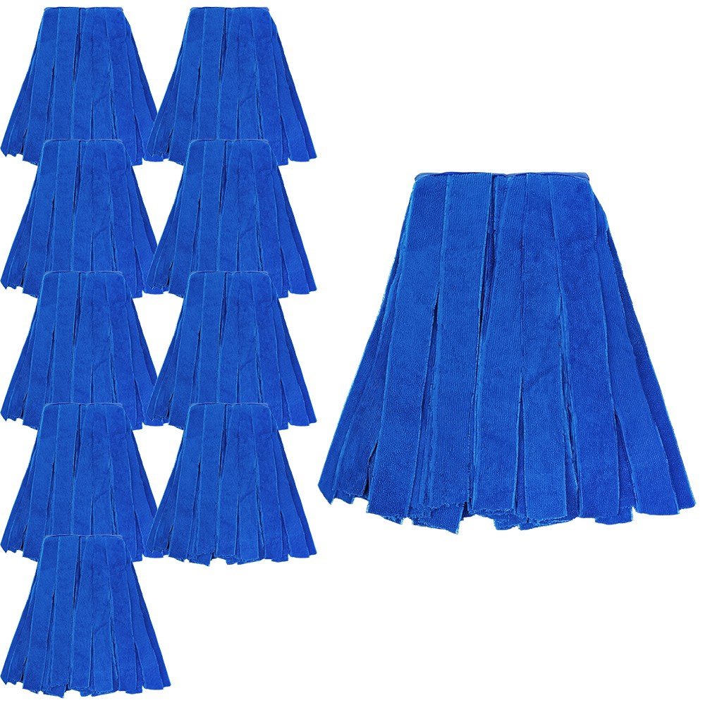 플렌티 무지개 극세사 마포걸레 270g 파랑 바닥 청소 마대 밀대 대걸레, 10개 51,900원