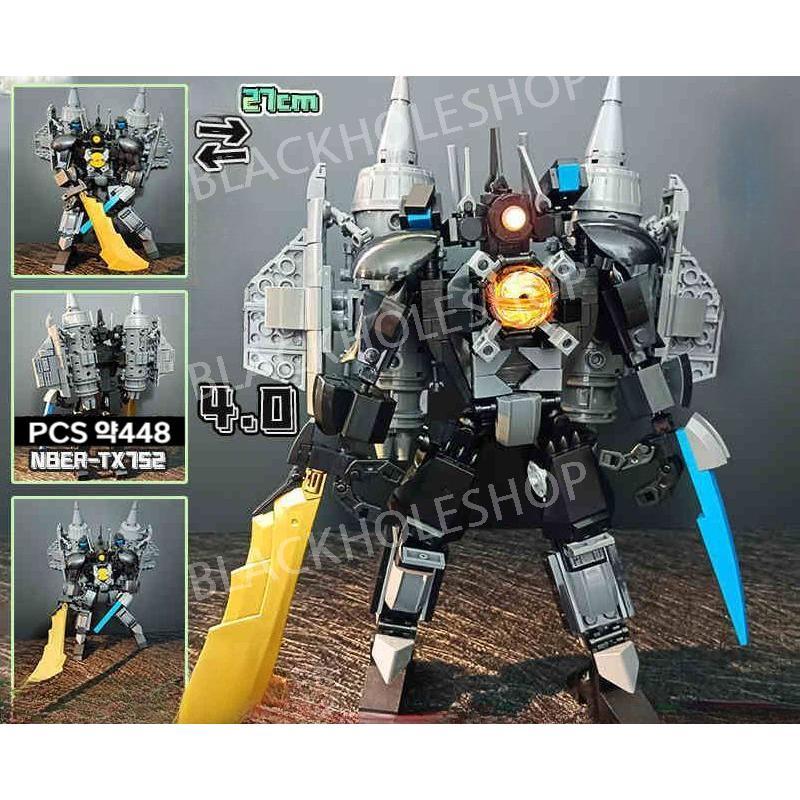 비브랜드 타이탄카메라맨 레고호환블록 스키비디토일렛 타카맨 전기종 호환, 1개, F6 19,000원