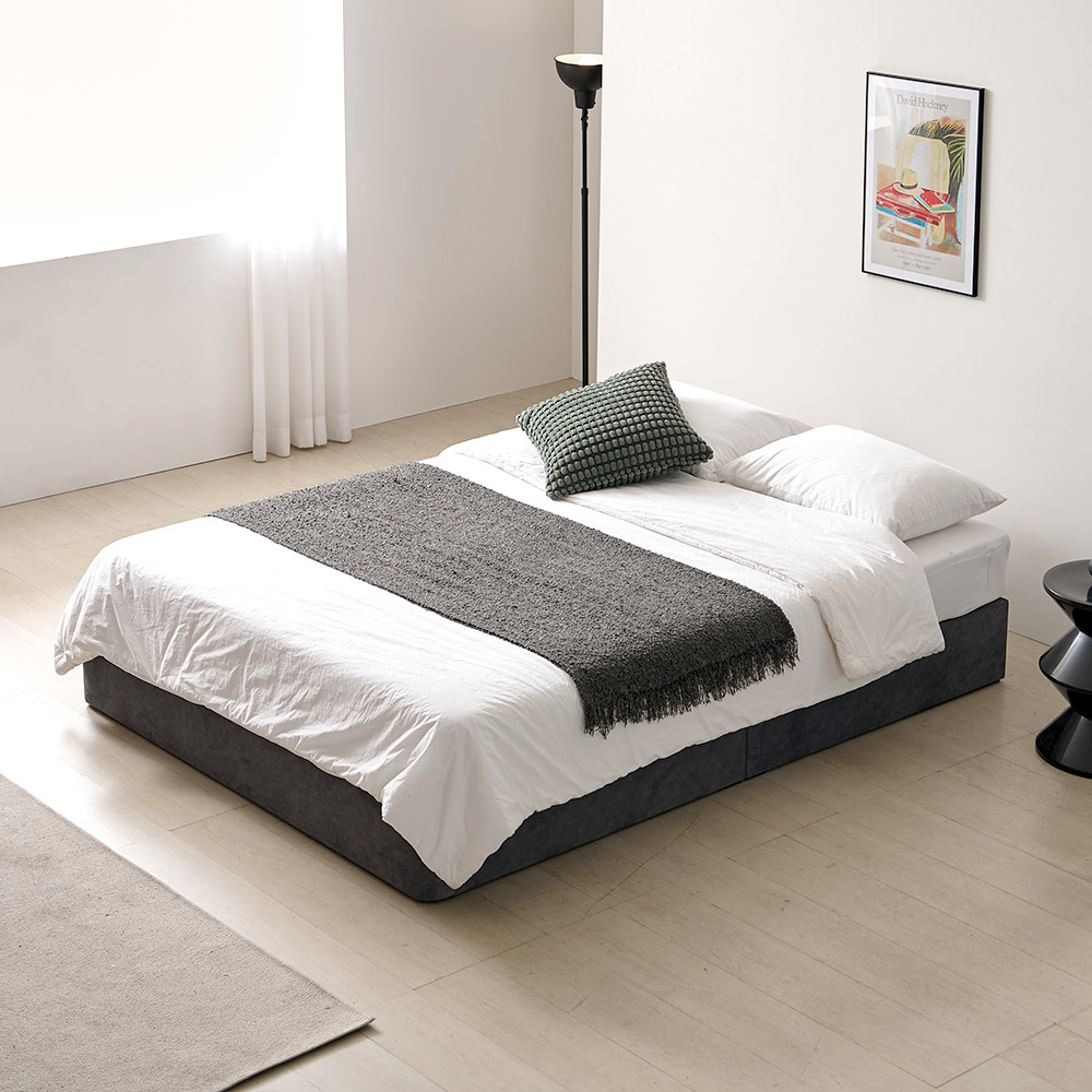 라자가구 스테이플 파운데이션 무헤드 침대 프레임 S/SS/Q/K/LK +잇템 독립 매트 (헤드 선택) 539,000원