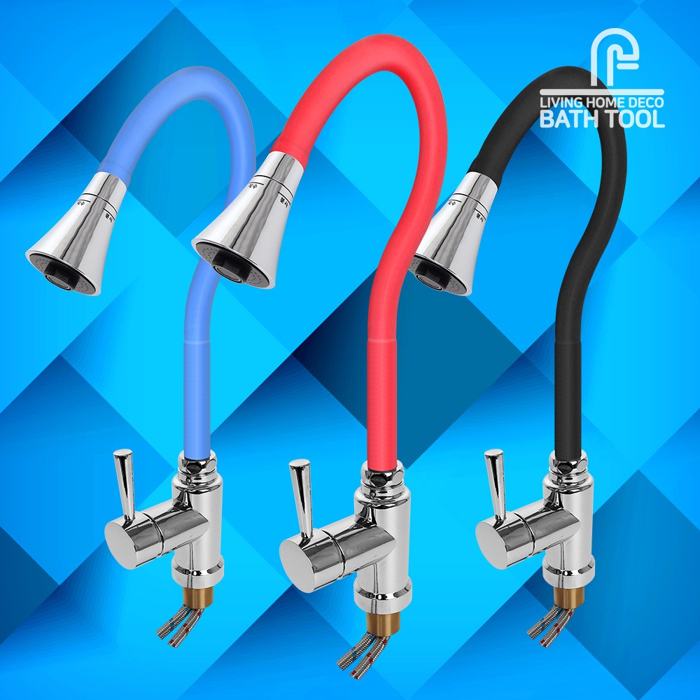 생활공감 원홀주방 칼라코브라 블랙-씽크대 수도꼭지 수전 부속, 단품, 1개 55,000원