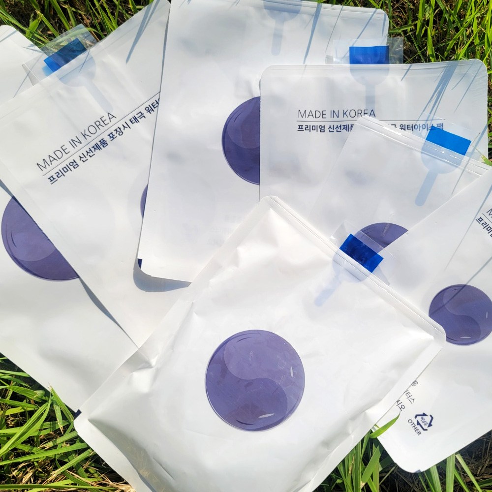 태극아이스 물방울 12x17cm 물 반제품 워터 친환경 아이스팩 얼음팩 택배용 배달 소형 48,000원