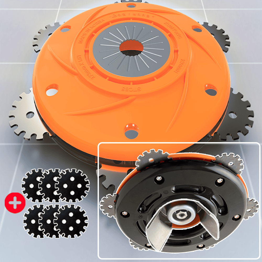 정품 자동 스마트 안전날 슈퍼 붕붕이 호미왕 울트라 본품 예초날 6개 장착 강철예초날 6개 39,800원