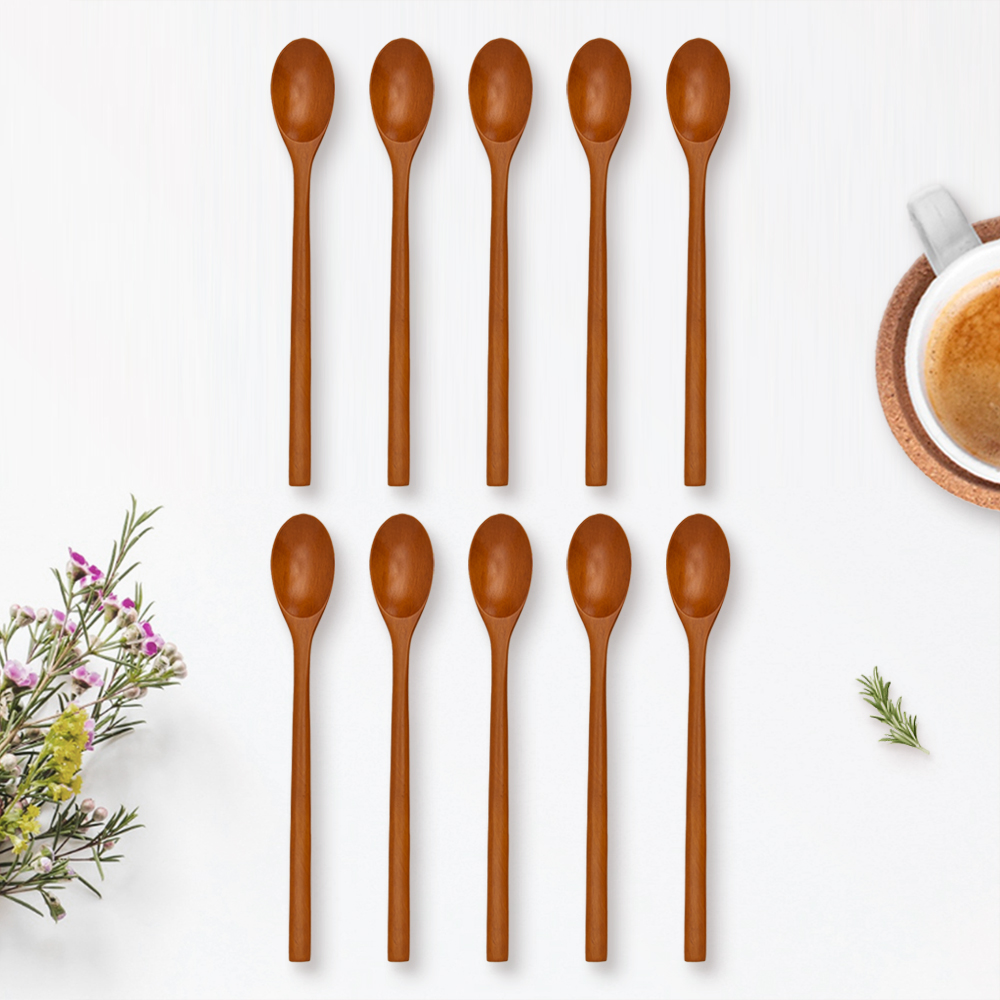 라온누리 자연애 옻칠 우드 티스푼 L, 혼합색상, 10개 17,800원