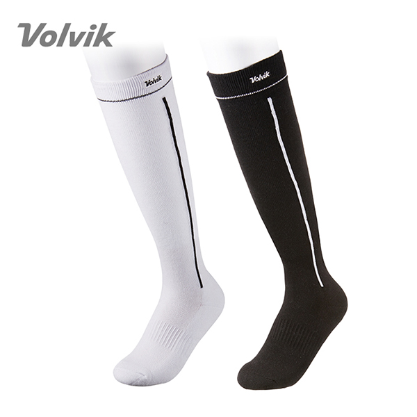 1+1 이벤트 볼빅 골프 니삭스 블랙 화이트 여자 여성 스포츠 롱 슬림핏 라운딩 양말 친구 선물 회사 단체 대회 필드 판촉물 19,900원