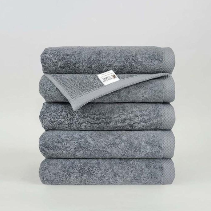 리빙유진 고급 호텔 부드러운 수건 150g 5장, 그레이, 1개 16,900원