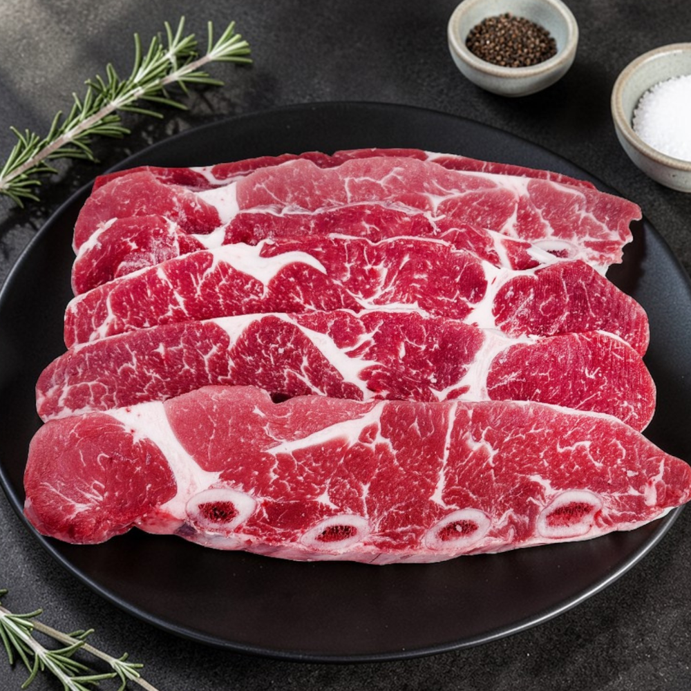 연한 어린소 LA갈비 구이용 엘에이갈비, 1kg, 3개 87,200원