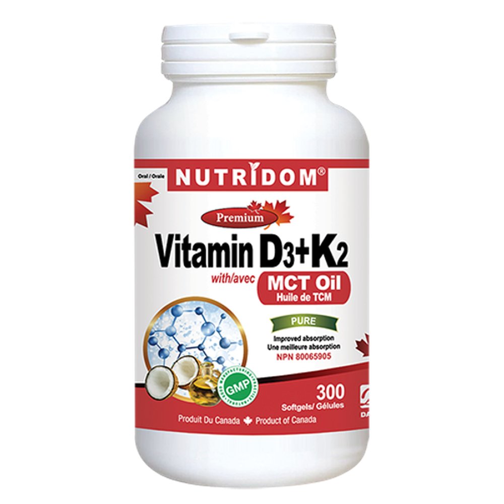 [리뷰이벤트] 캐나다 뉴트리돔 비타민 D3+K2 300정 95,000원