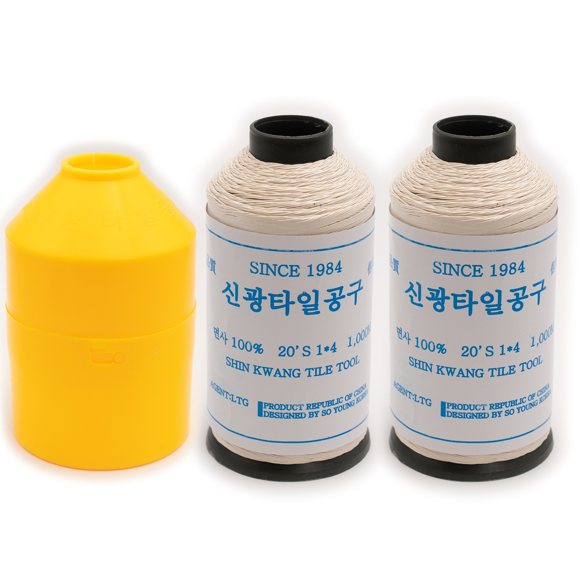 타일실 1000m 실통 목수실 수평실 먹실 면실, 1세트, 순색 15,850원