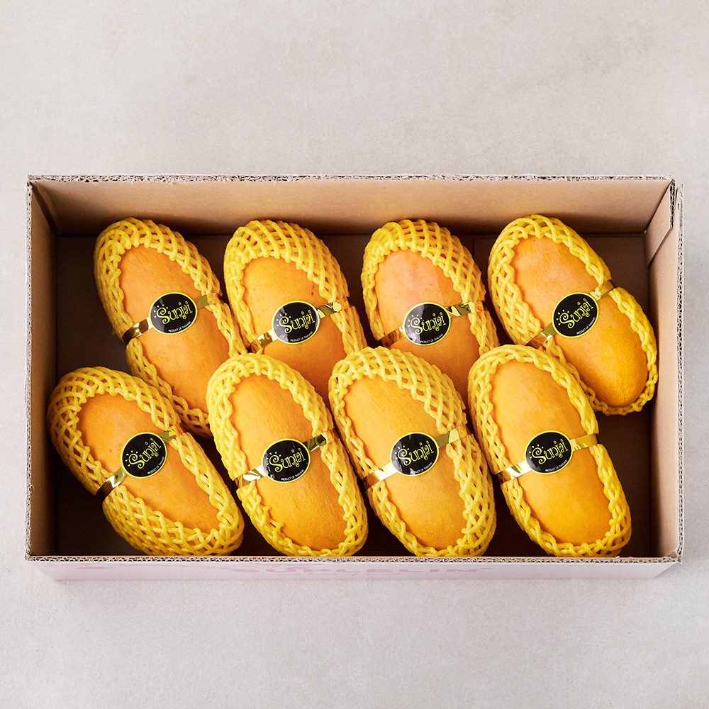 [로켓프레시] 수플린 태국산 마하차녹 망고 실속세트 8~9개입 31,900원