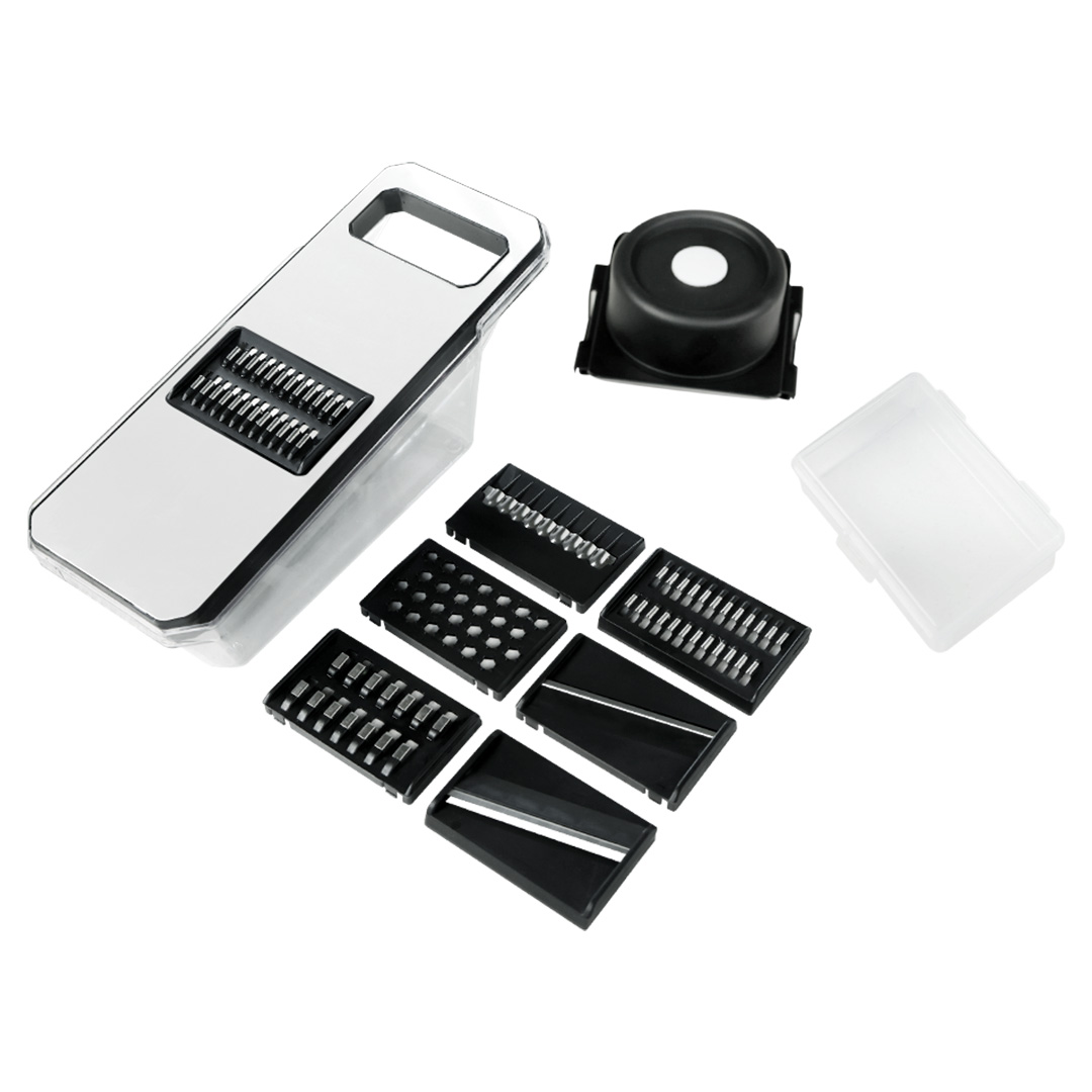 집똑똑이 마그네틱 스테인리스 슬라이서 채칼, 1세트, 블랙 28,800원