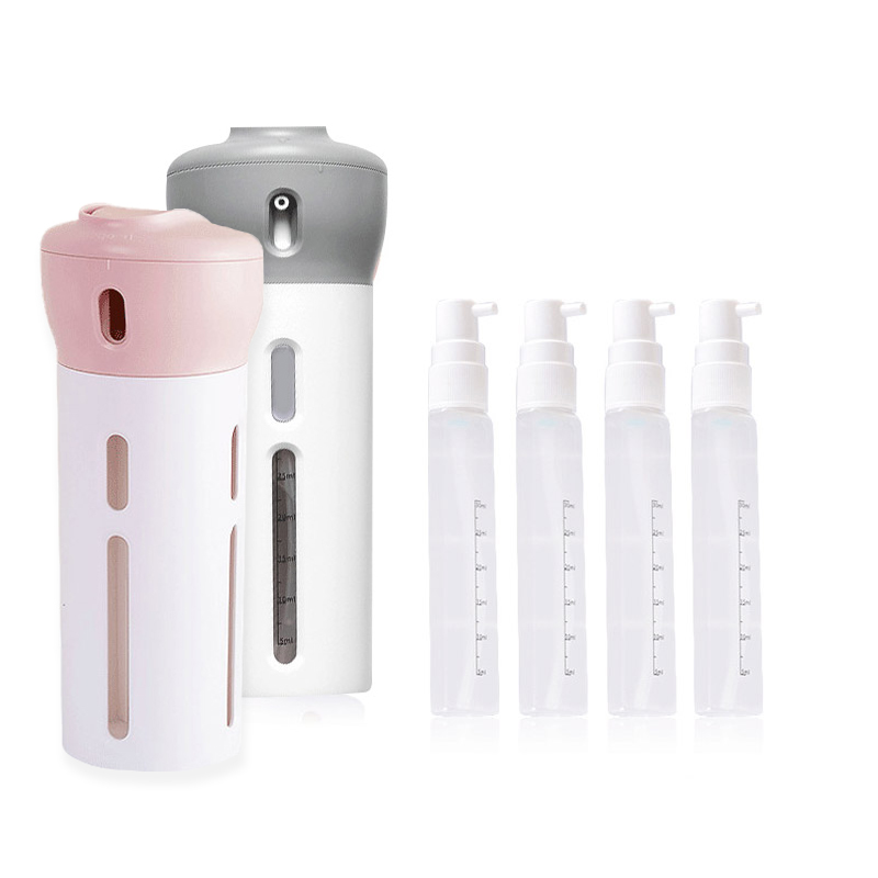 빅드림 4in1여행용 로션보틀 + 화장품 공병 4p 세트, 1개, 핑크 4,000원