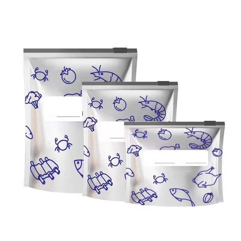 재사용 가능한 지퍼백   냉장 냉동 겸용 은박봉투 세트 12,800원