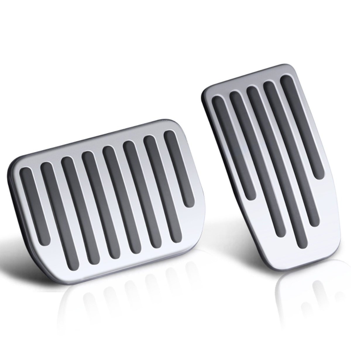 YZ 테슬라 (브레이크+악셀) 페달 논스립 자동차 미끄럼 방지 알로이 모델3 하이랜드/모델 Y 주니퍼, 은색, 테슬라 모델3/Y/YL 16,900원