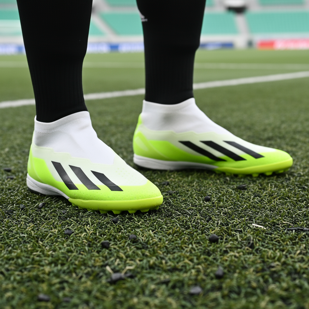 아디다스 남성 끈없는 풋살화 크레이지패스트 레이스리스 TF 네온 인조잔디 89,000원