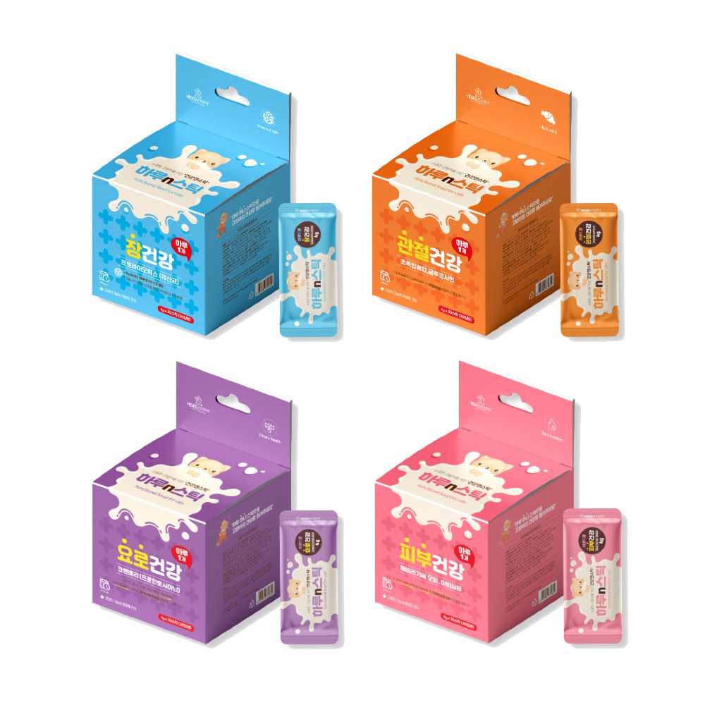 하루n스틱 하루앤스틱 피부 요로 관절 장 유산균 고양이 영양제 하루에 한 포 30일 한달 분 19,800원