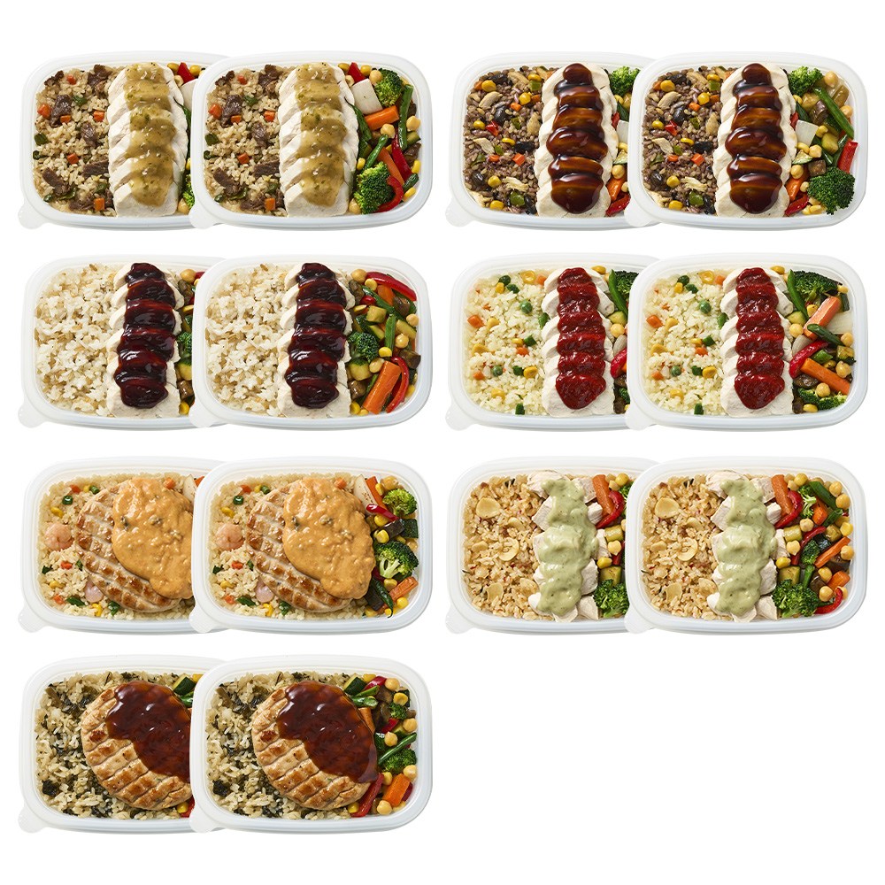 굿스푼 닭한상 맛보기 양많은 닭가슴살 볶음밥 도시락 단백질 슬라이스 조각 스테이크 저당 편의점 도시락 96,700원