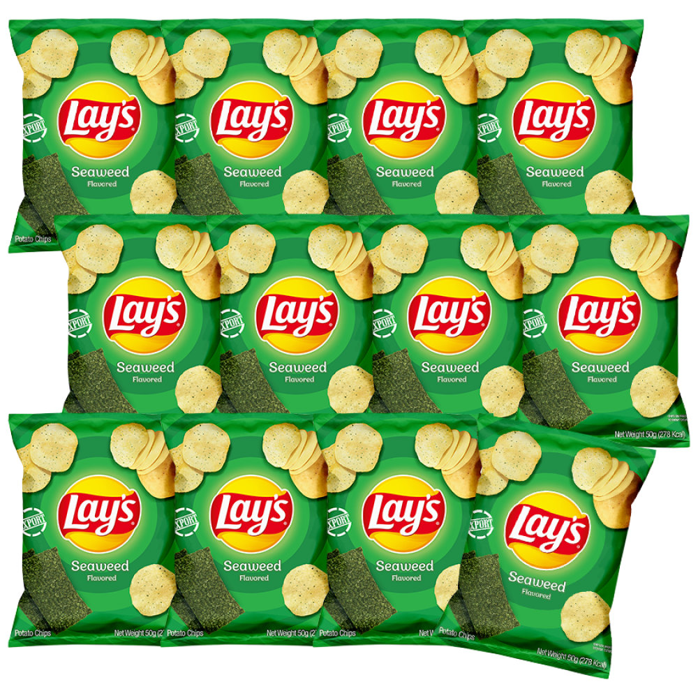 레이즈 씨위드 감자칩 대용량 편의점 과자 50g 12개 1박스 12,280원