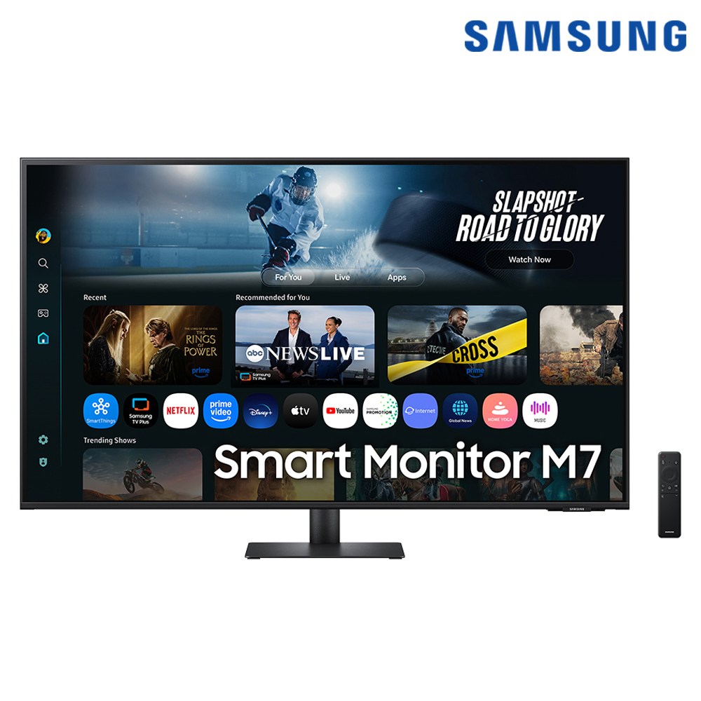 삼성전자 스마트모니터 M7 S43AM700 43인치 UHD 넷플릭스 유튜브 599,000원