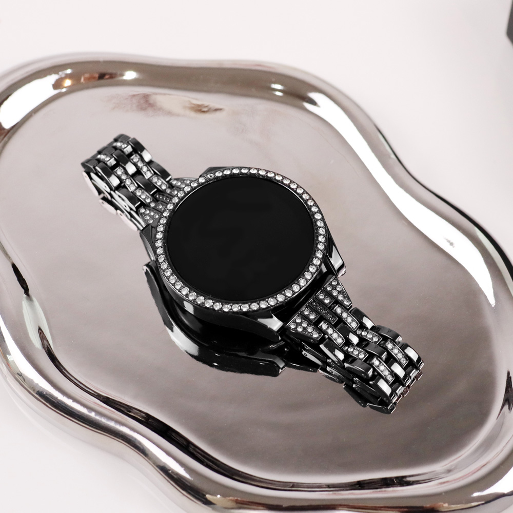 오르몽트 갤럭시워치8 7 6 5 4 3 호환 클래식 큐빅 브레이슬릿 메탈 갤럭시워치스트랩 시계줄 줄질, 블랙 15,130원