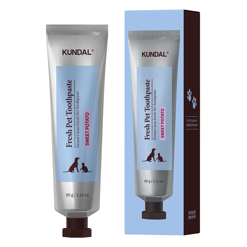 쿤달 반려동물 덴탈 클린 프레쉬 펫 치약 고구마향 8,000원