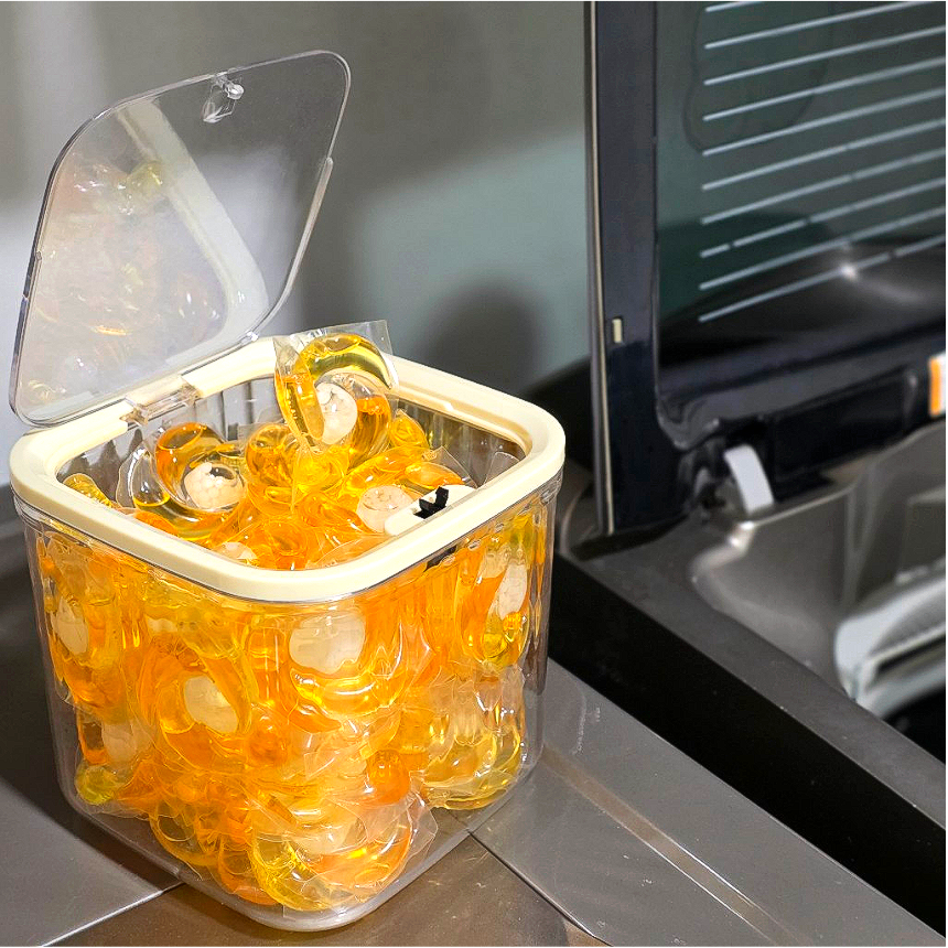 오피모 원터치 캡슐세제 보관함, 투명, 1개 9,900원