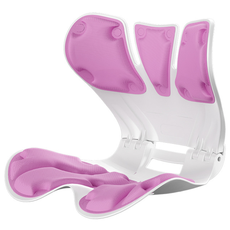 접이식용 커블체어 와이더 자세보정의자,오래 앉아 있을 때 사용하면 허리 척추 통증을 완화할 수 있습니다, 핑크색 45,000원