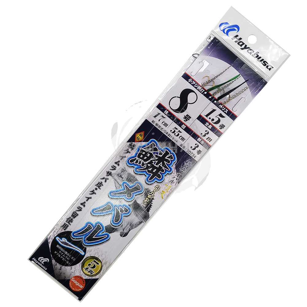 일본 하야부사 SD734 케이무라 메바루 전용채비 5단 구성 3,800원