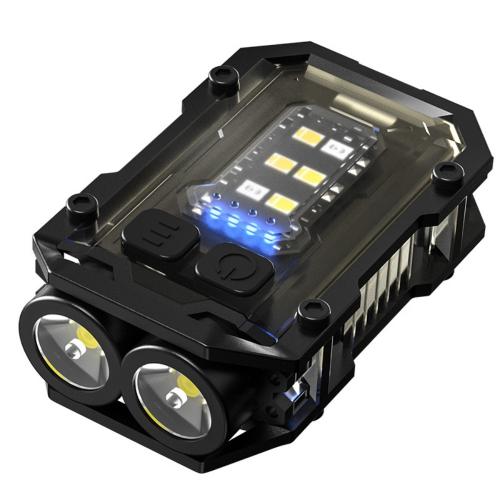 미니 클립 키체인 손전등  충전식 LED 마그네틱 휴대용 플래시 라이트  소형 COB 수리  비상 작업 조명 11,540원