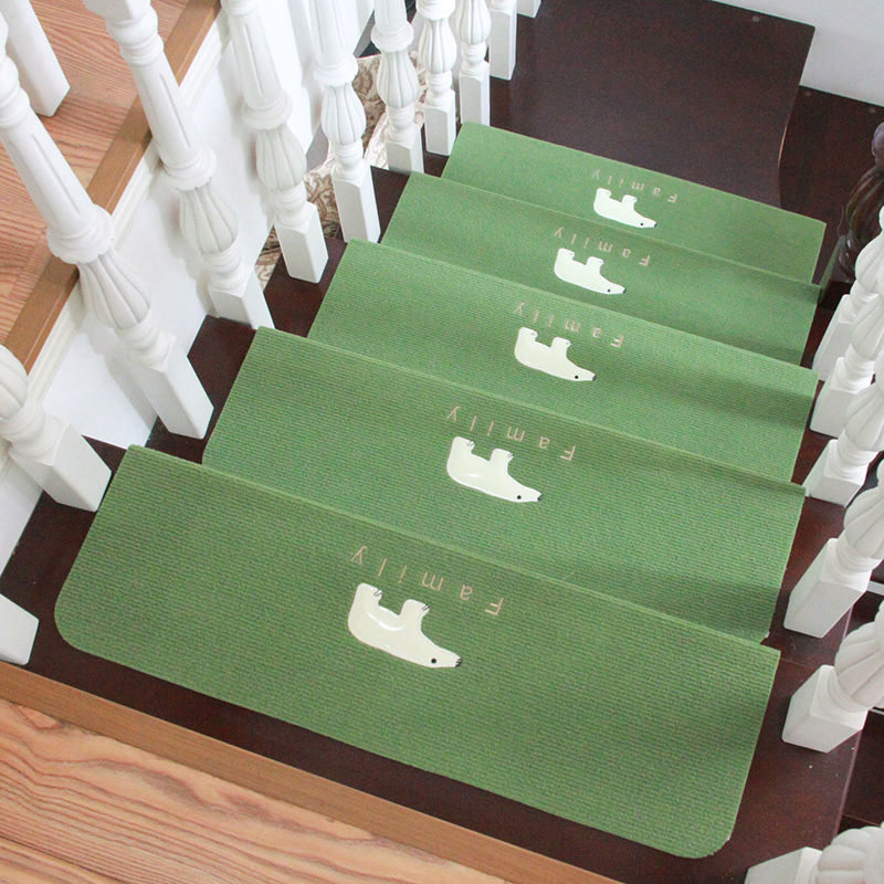 계단미끄럼방지 안전매트 논슬립 계단매트 슬개골탈구방지패드 야광매트 70*22*4.5cm 5장, 곰그린, 5개 19,900원