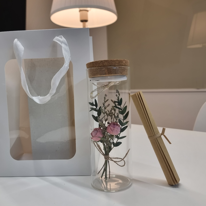 루미블룸 유리병 LED 꽃다발 편지지 세트 17,800원