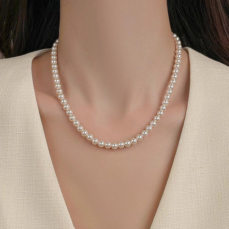 NXNA 진주 목걸이 여 천연담수진주 광택좋은 데일리악세사리 선물용 품목 CS-XL001 145,000원