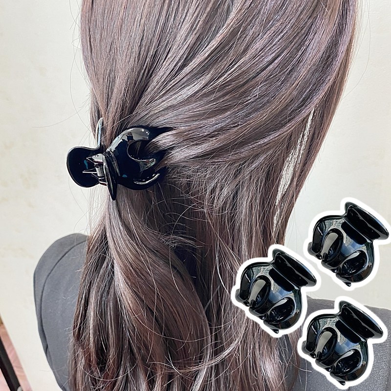 레인걸 [3P세트] 심플 반묶음 집게핀 반머리핀 헤어핀 포니테일 5,900원