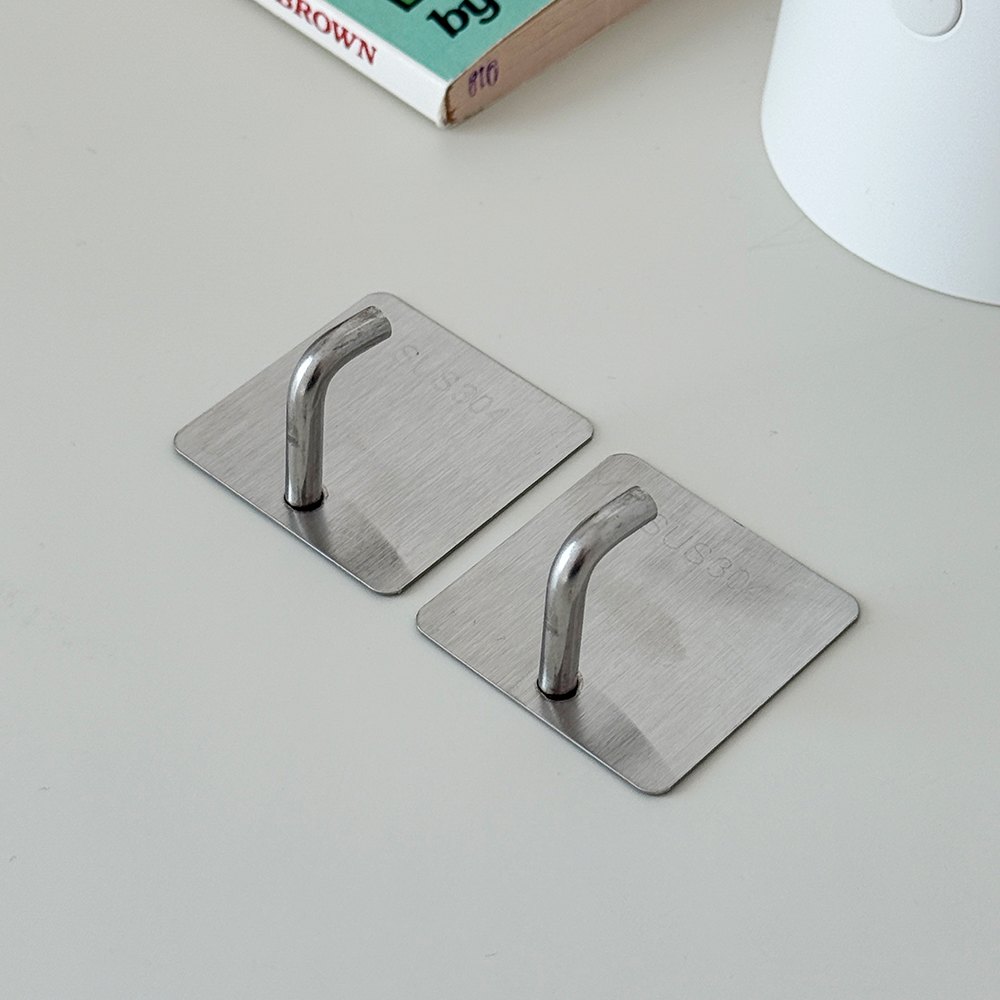 아이두리빙 다용도 스텐304 접착식 고리형 후크, 실버, 16개 7,980원