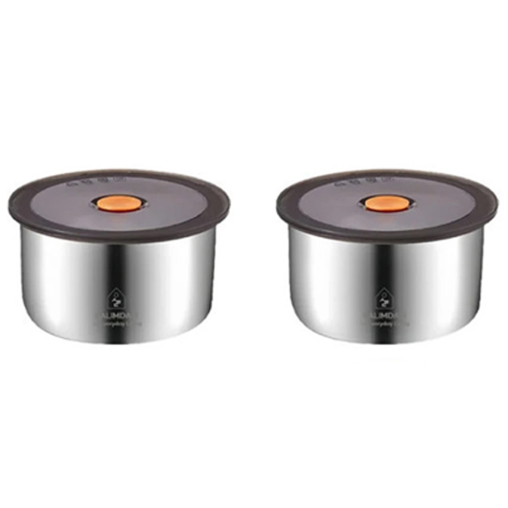 호선생 스텐 304 원형 밀폐용기, 세트, 2개 5,500원