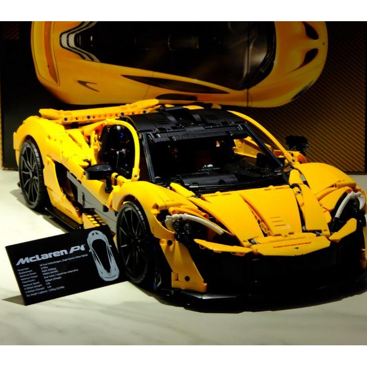 중국 테크닉 호환블럭 맥라렌 P1 42172 슈퍼카 LED 파워펑션, 1개, 맥라렌 3893피스 73,300원