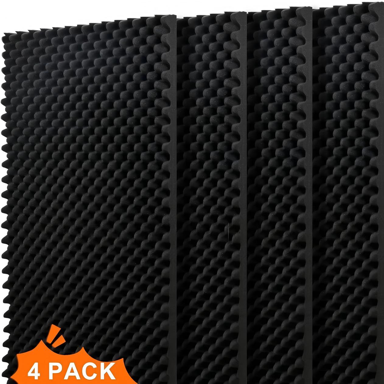 방음판 자체 접착 방음 폼 패널, 4개, 블랙 120*60*5cm 37,800원