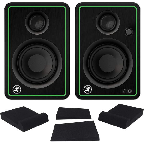 맥키 2 CR3-XBT 3인치 50w 블루투스 레퍼런스 멀티미디어 스튜디오 모니터 스피커 번들 페어 록빌 RRS190S 폼 격리 패드 7.5인치 x 9.5인치3각 270,500원