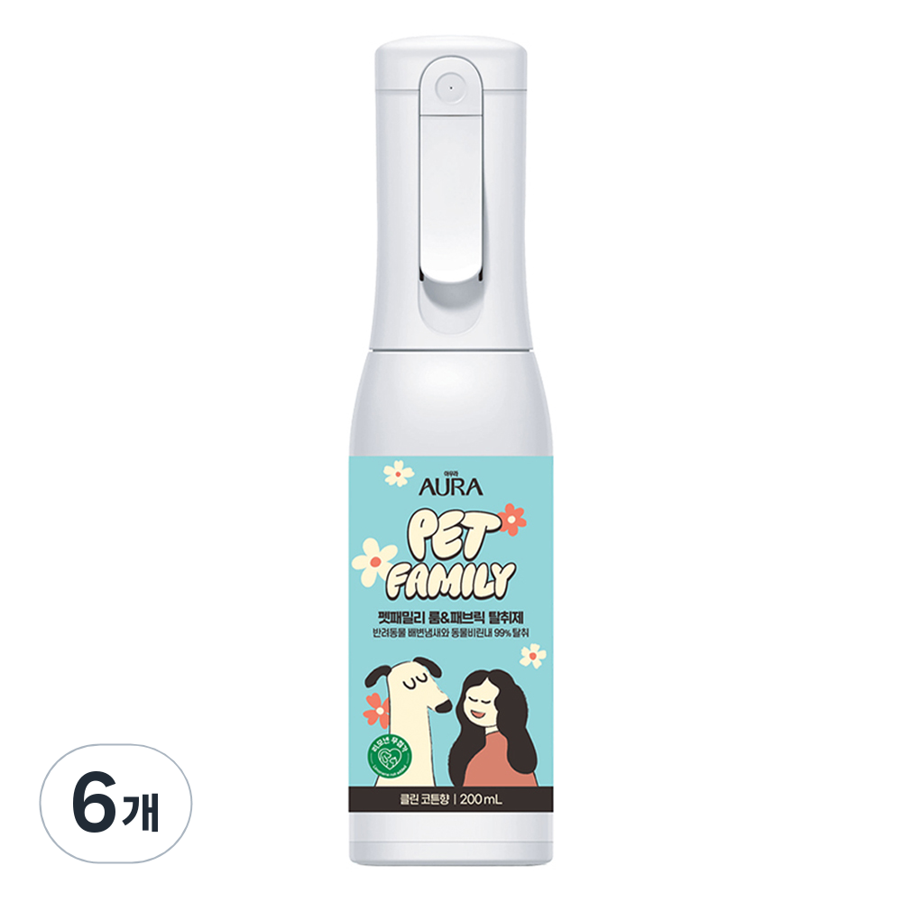 아우라 펫패밀리 룸앤패브릭 탈취제 클린 코튼 74,220원