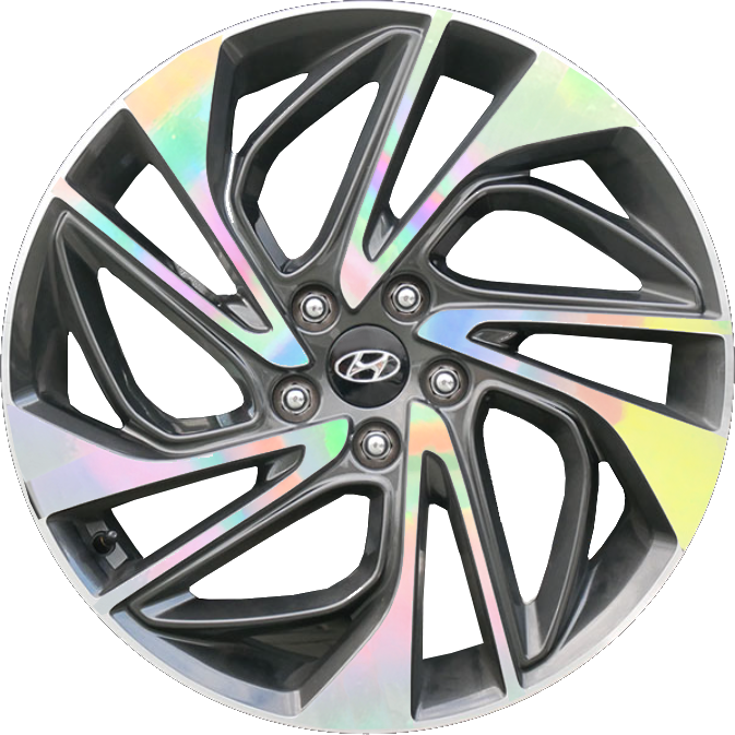 올 뉴 투싼 19인치 알로이 휠 홀로그램 스티커, 1개 18,000원