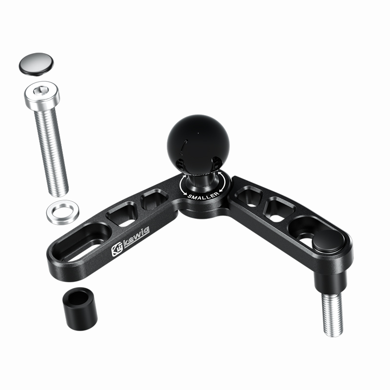 KEWIG 라이더굿즈 핸들바클램프 센터 M8 고프로 액션캠 핸드폰 볼 마운트 볼직경 25mm R30 31,000원