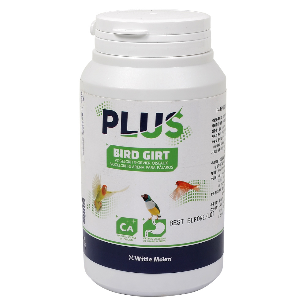 위트모렌 플러스 버드 그리트 600g 앵무새 핀치 사랑앵무 모든새 미네랄 보충제 모래 그릿 4,400원