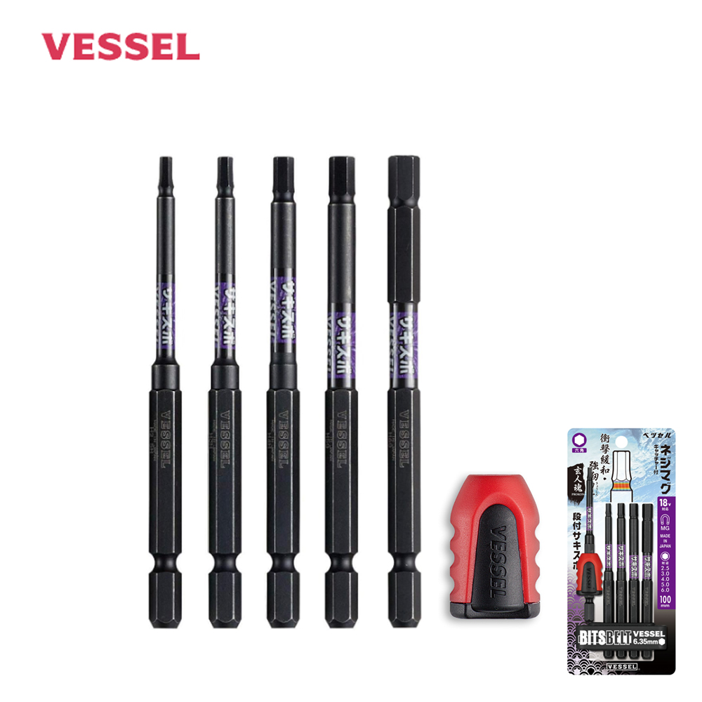베셀 BW-32 사키스보 육각비트 세트 (비트5종+자화기1) 18,000원