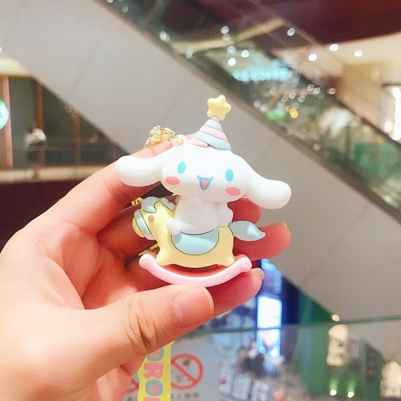 산리오(쿠로미 마이멜로디 시나모롤 폼폼푸린)키홀더 키링 열쇠고리 가방고리, 1개, 1번 19,500원